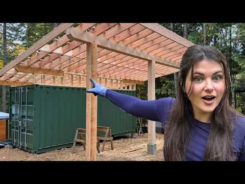 Putting a Roof On Our Container Shop (Part 5)