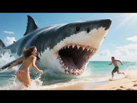 🦈🌊😱Mutant giant shark attacks humans in the sea! | Megalodon Returns | YOUKU MONSTER MOVIE