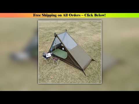 Airy Mesh Tent 1 Person Ultralight Tent Quick Setup Backpacking Shelter Breathable Mosquito Proof