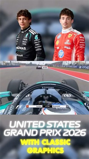 Kimi Antonelli PASSES BY Charles Leclerc | 2026 United States Grand Prix #f1