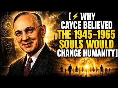 ⚡ Why Cayce Believed the 1945–1965 Souls Would Change Humanity | Edgar Cayce Archives