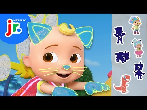 Collect Animal Stickers with JJ 🐶🐱 CoComelon Lane | Netflix Jr