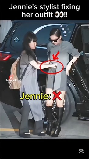 Lisa's stylist works smoothly 🧐 #lisa #jennie #fypシ