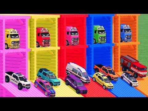 Transport work with colors TRUCK CARS with All Mixer Transporting In Fs22 Farming Simulator 22 #402