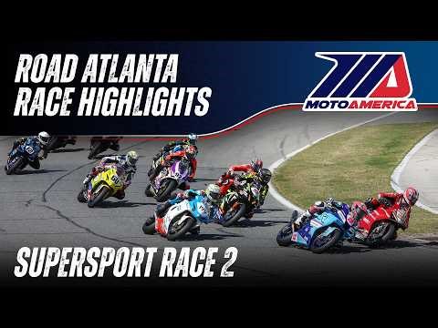 Supersport Race 2 at Road Atlanta 2026 - HIGHLIGHTS | MotoAmerica