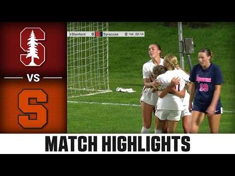 Stanford vs. Syracuse Match Highlights | 2026 ACC Women's Soccer