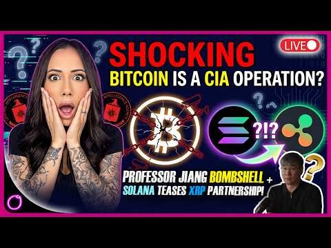 SHOCKING BITCOIN IS A CIA OPERATION? Professor Jiang BOMBSHELL + SOLANA Just Teased XRP Partnership!