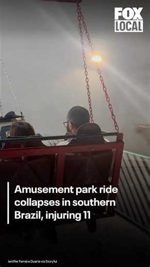 Amusement park ride collapses in Brazil, injuring 11 | FOX 10 Phoenix