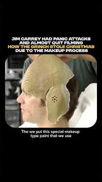 For How the Grinch Stole Christmas (2000), Jim Carrey endured a gruelling makeup process