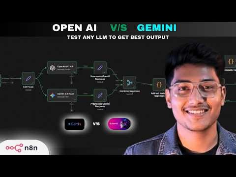AI LLM Tester Agent | Automatically Compare OpenAI, Gemini & Rank the Best Response