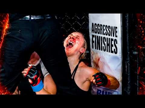 Girls MMA Fight – Aggressive Finishes, Rear-Naked Chokes and Unexpected Knockouts