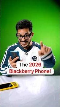 The 2026 Blackberry Phone! 🔥