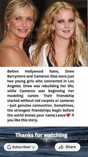 The Secret Story Behind Drew Barrymore & Cameron Diaz’s Friendship!