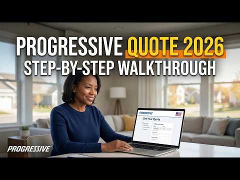 Progressive Auto Insurance Quote: A Step-by-Step Walkthrough