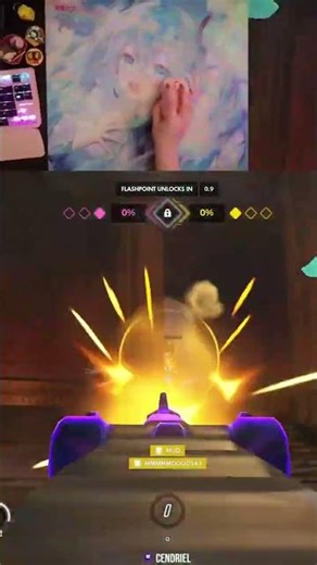 new aim guide for beginners vid on yt #overwatch #overwatch2 #cod #ashe #funny #cute #girl