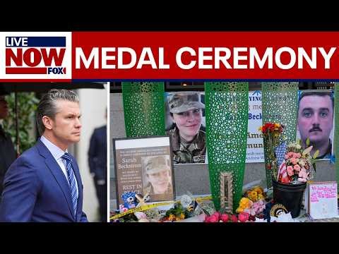LIVE: Medal Ceremony for National Guardsmen targeted in attack
