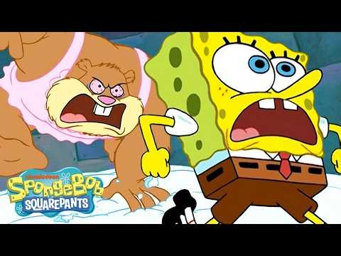 SpongeBob Characters Being CHASED 🏃🏻‍♂️💨 | 30 Minutes | SpongeBob