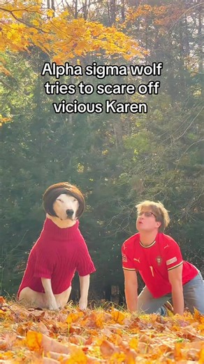 Alpha Sigma Wolf Tries to Scare Off a Vicious Karen