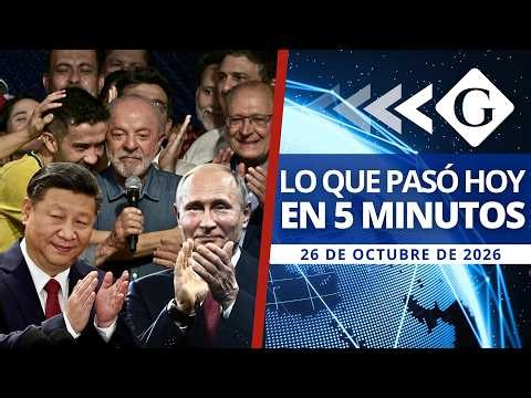 🔵 Noticias 26 octubre: MÉXICO RUSIA Y CHINA FELICITAN A LULA TRAS TRIUNFO EN BRASIL | Noticiero