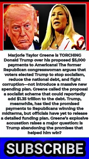 Marjorie Taylor Greene ACCUSES Trump of “Bribing Americans to Vote”!