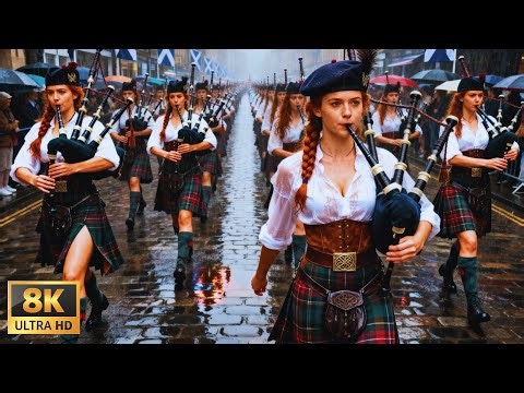 The Forbidden Celtic Bagpipe | Army of Bagpipes Epic Scottish March with Drums