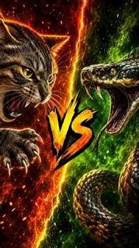 Ultimate Cat vs Snake Fight 🐾 #UltimateCatVsSnake #EpicShorts