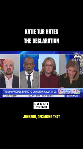 💀 BUSTED: Katie Tur Calls the Declaration of Independence "Totalitarian" on MSNOW