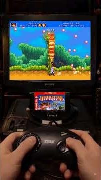 🚀🎮 Nostalgia pura! Hora de relembrar Gunstar Heroes no Mega Drive! 🔥