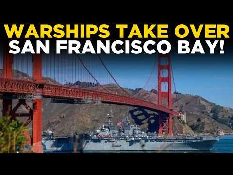 Fleet Week San Francisco LIVE: US Navy Warships Parade Under Golden Gate Bridge | USA News LIVE