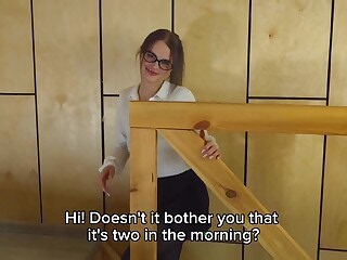 S-Wife Katy Fucked in Stockings by Boss Cock - XXXZ TV