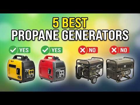 ✅5 Best Propane Generators in 2026 (For Whole Home Backup!)