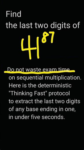 The Terminal Digits Protocol | Math Olympiad #mathematics