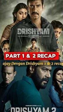 DRISHYAM PART 1 & 2 FULL😱 STORY IN ONE SHORT🔴| AJAY DEVGAN, JAYDEEP & AKSHAY KHANA |#drishyam #story