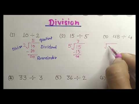 Division for Kids in English | Division Maths for Beginners | Easy Division Questions
