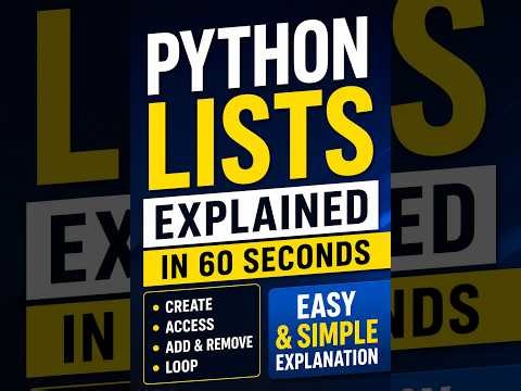 Python List Basics for Beginners