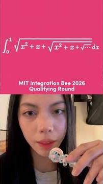 MIT Integration Bee 2026 (Qualifying Round) #integral #calculus
