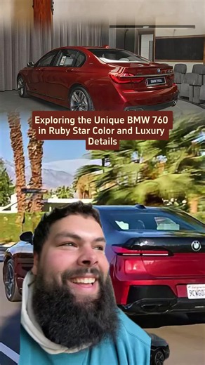 Exploring the unique Ruby Star Neo BMW 760 with stunning interior and luxury features. This rare 7 Series offers a blend of performance and elegance. What do you think of the Barbie pink exterior? #BMW #7Series #LuxuryCars #CarEnthusiast #RubyStar