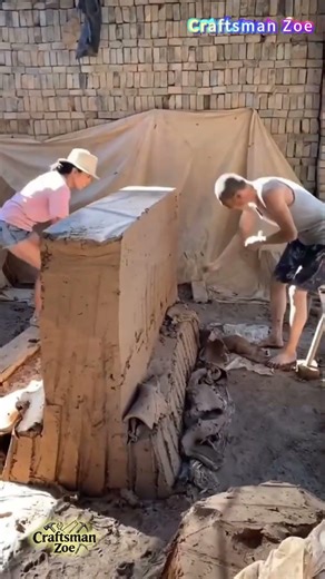 Making Ancient-Style Roof Tiles from Clay | Traditional Craftsmanship Process