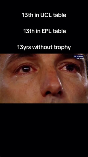 Football Meme: 13th in UCL, 13th in EPL, 13 Years Without a Trophy