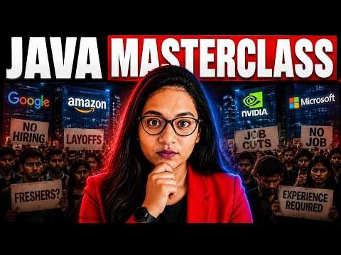 JAVA MASTERCLASS 1|| From Zero to Interview Level