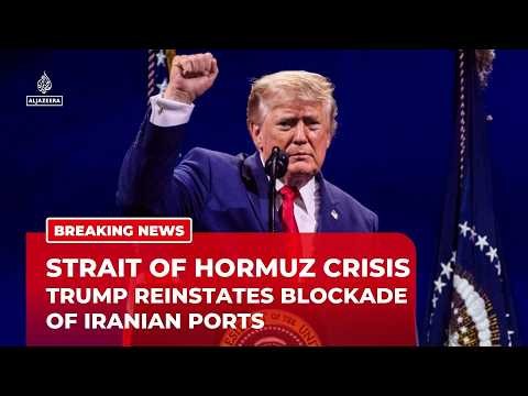 Trump says US to reinstate Iran blockade, impose 20 percent shipping fee