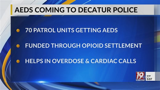 Decatur City Council approves plan to equip police officers with AEDs | March 31, 2026 | News 19 at 3 p.m.