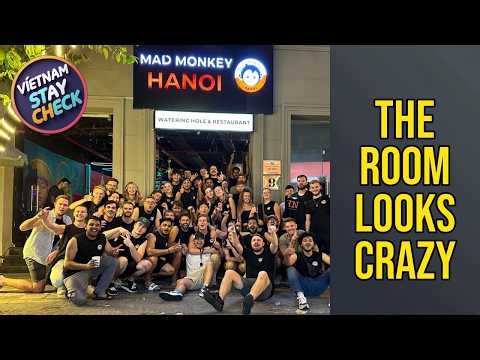 Mad Monkey Hanoi - Hostel - The Room Looks Crazy | Hanoi, Vietnam🛏️