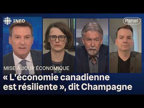 Mise à jour économique : un déficit moins important que prévu