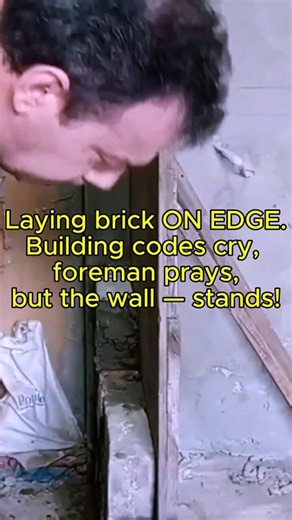 Russian Renovation: DIY Concrete Countertop. Bricklaying ON EDGE! Part 3 😎