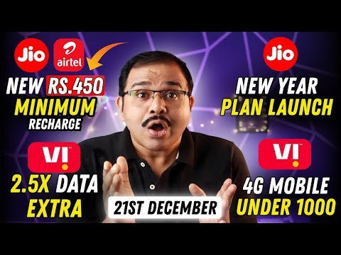 Final BAD News ₹450/Month 1st/January/26, Jio Happy New Year Plans, VI Extra Data Offer