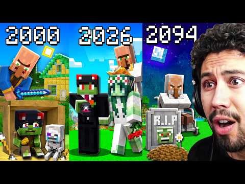 حياتي كزومبي من طفل صغير إلى رجل عجوز في قرية ماين كرافت !!؟