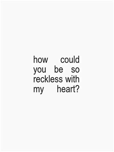 Reckless Lyrics — 'How Could U Be??' Song Lyrics