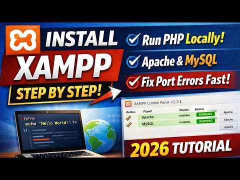 How to Install & Use XAMPP Server (Step-by-Step Tutorial)