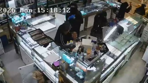 Jewelry store robbery caught on camera